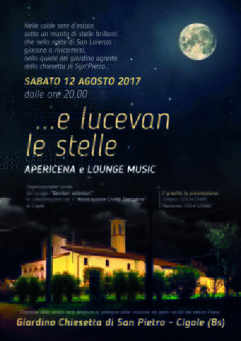 ...e lucevan le stelle