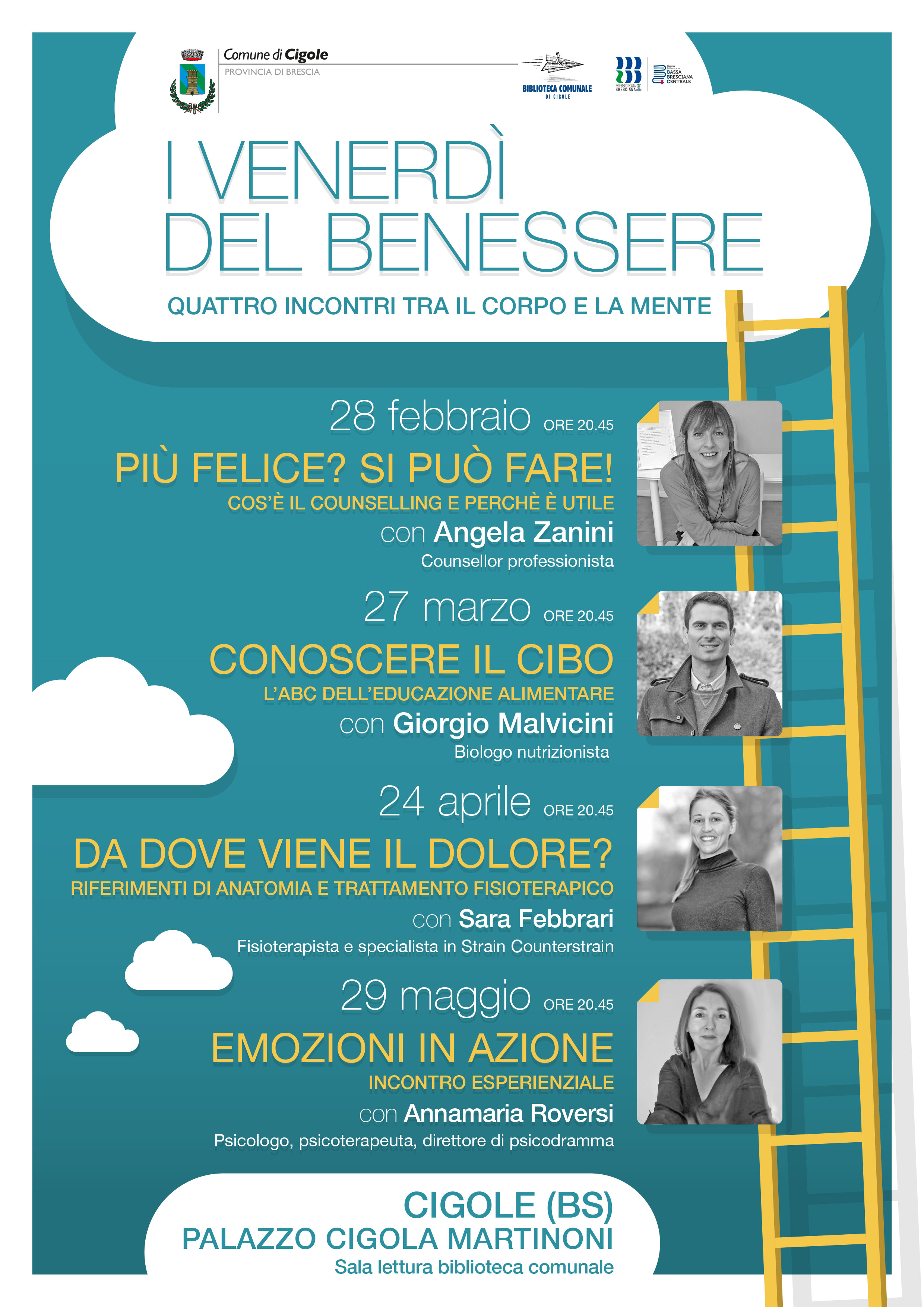 I VENERDÌ DEL BENESSERE - Quattro incontri tra il corpo e la mente